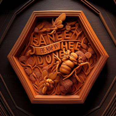 3D модель Danger Sweet as Honey Небезпечно солодкий мед (STL)